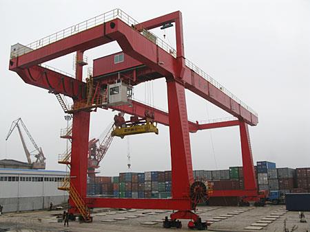 Pris Crane Gantry Dŵr Dwbl Symudol Symudol Porter 50 Ton