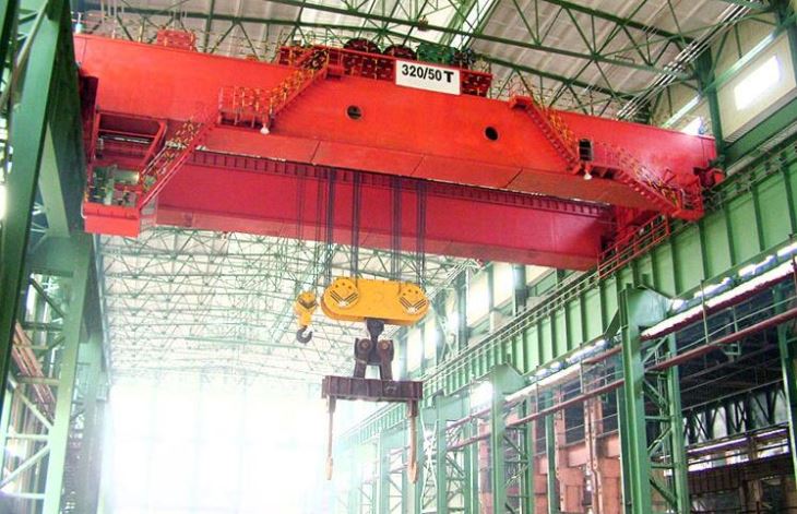 Ffowndri Uwchben Gwyr Dwbl 32 Ton Eot Crane