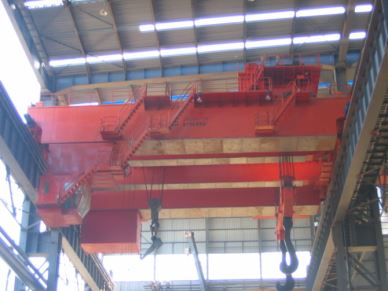 20 ton 50 Ton fwrw Girder dwbl teithio gorbenion craen